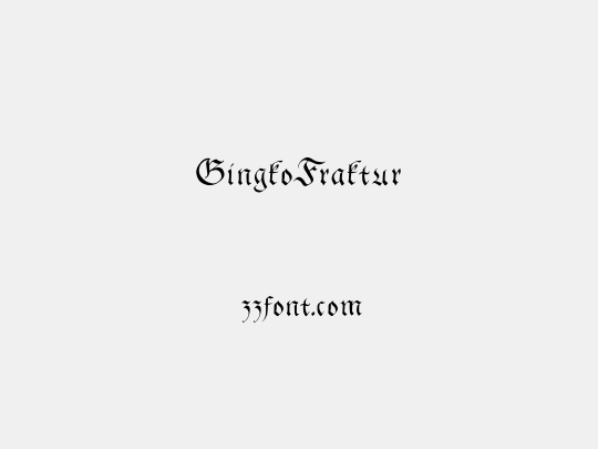 GingkoFraktur