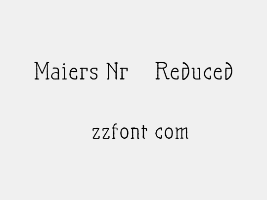 Maiers Nr.21 Reduced