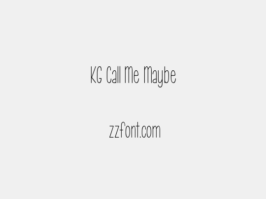 KG Call Me Maybe
