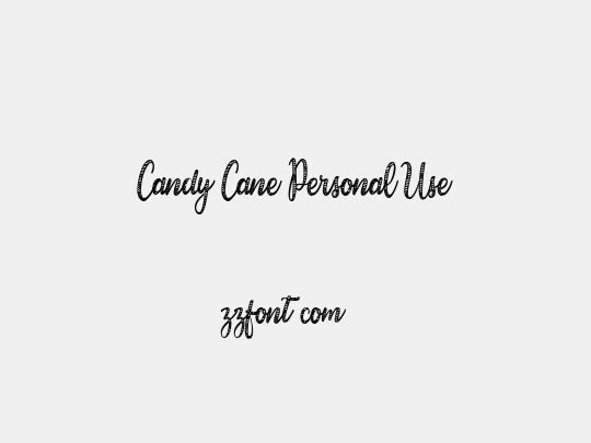Candy Cane Personal Use