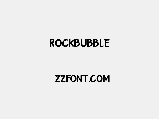 ROCKBUBBLE