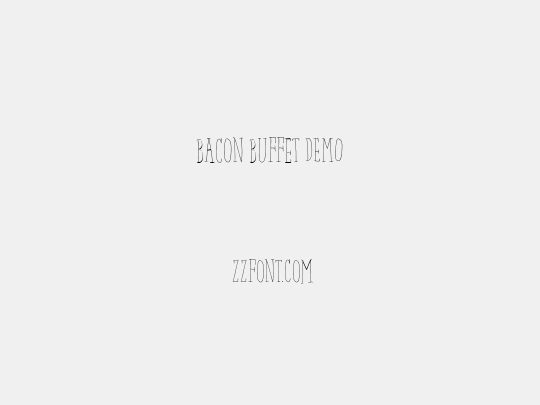 Bacon Buffet DEMO