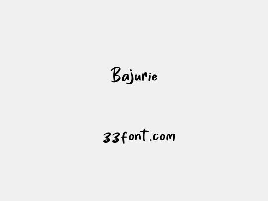 Bajurie