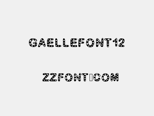 GaelleFont12