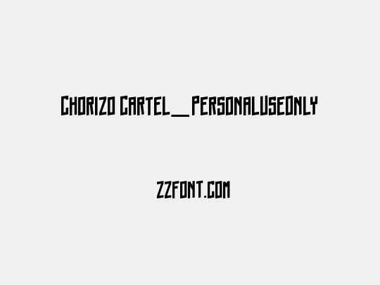Chorizo Cartel_PersonalUseOnly