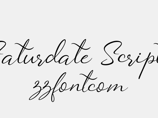 Saturdate Script