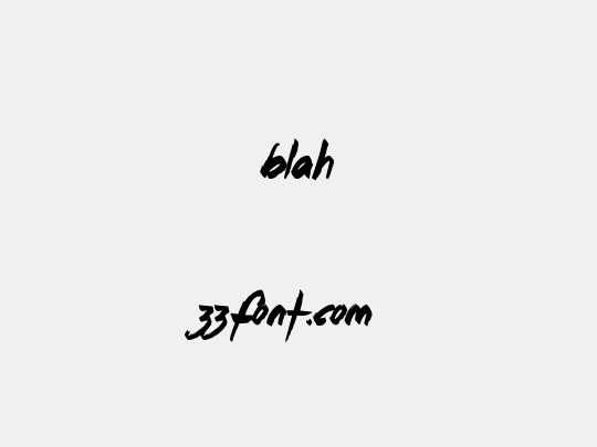 blah