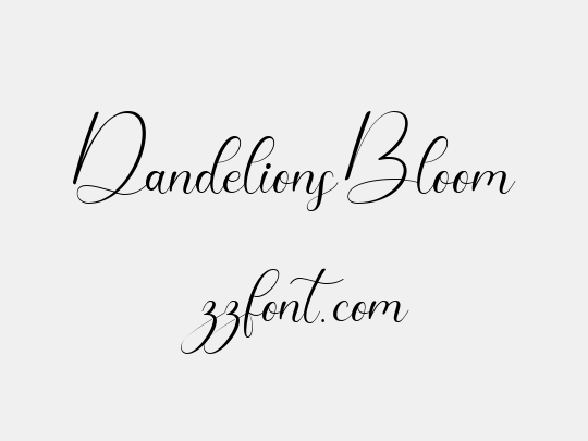 Dandelions Bloom