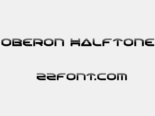 Oberon Halftone
