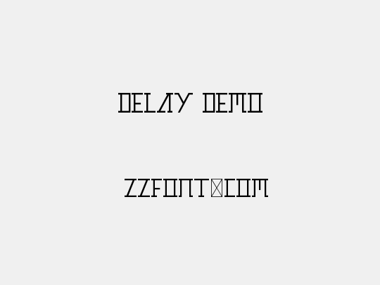 Delay Demo
