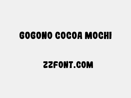 Gogono Cocoa Mochi