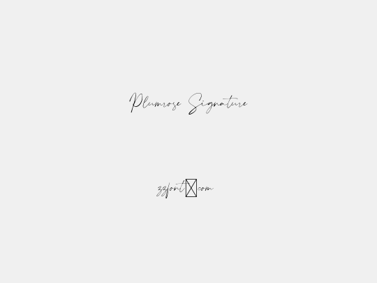 Plumrose Signature