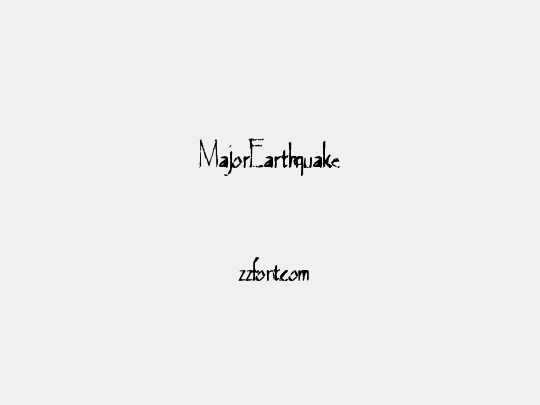 MajorEarthquake
