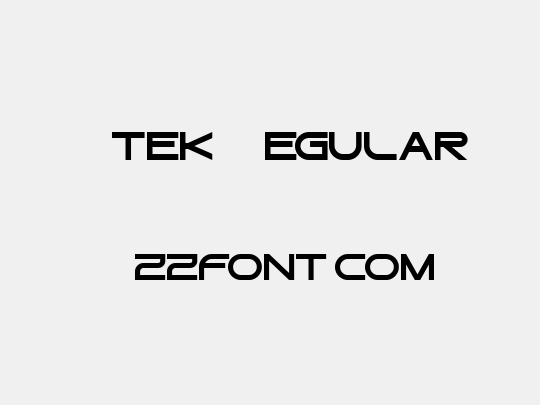 Gtek Regular