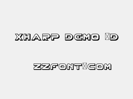 XHARP Demo 3D