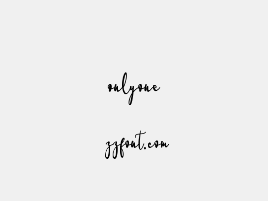 onlyone
