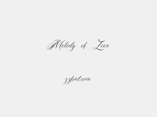 Melody of Love