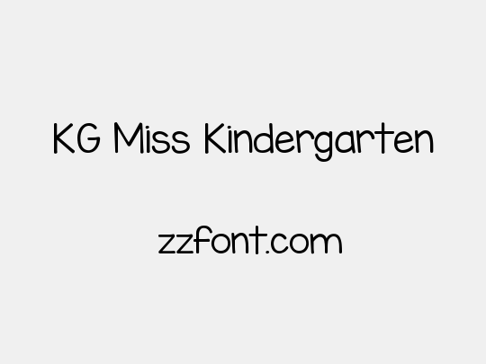 KG Miss Kindergarten