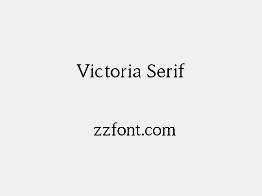 Victoria Serif
