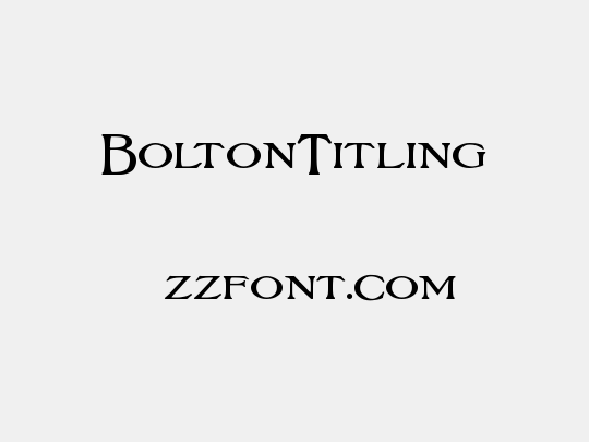 BoltonTitling