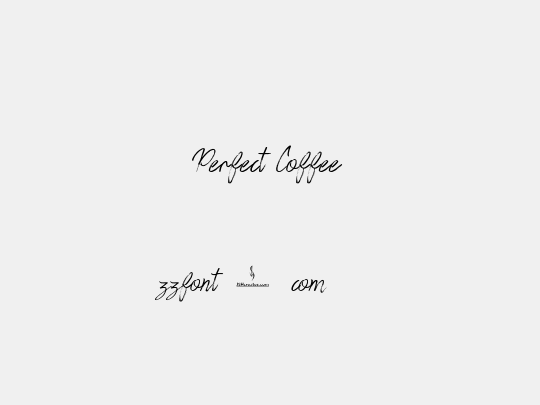 Perfect Coffee