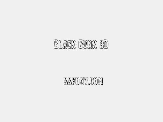 Black Gunk 3D