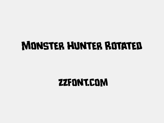 Monster Hunter Rotated