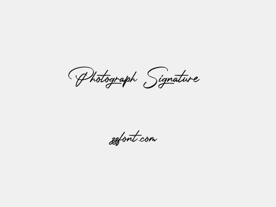 Photograph Signature