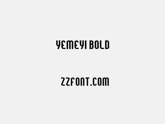 Yemeyi Bold