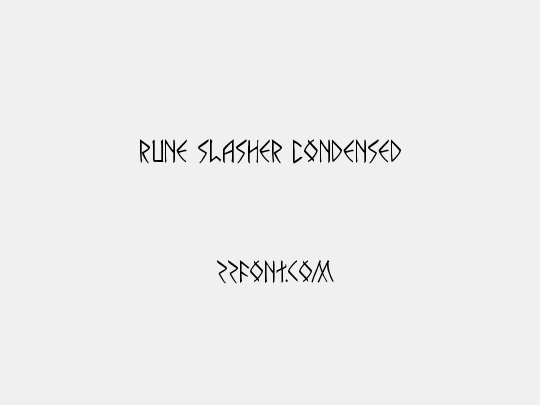 Rune Slasher Condensed