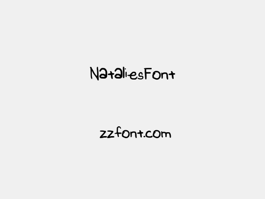 NataliesFont