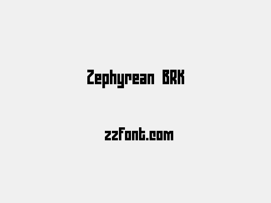 Zephyrean BRK