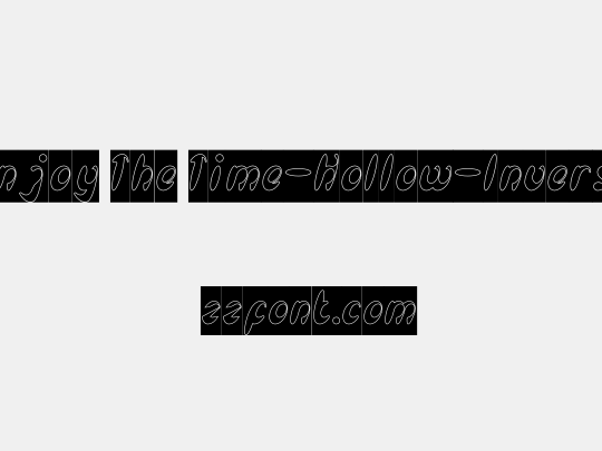 Enjoy The Time-Hollow-Inverse