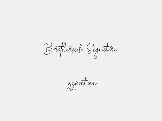 Brotherside Signature