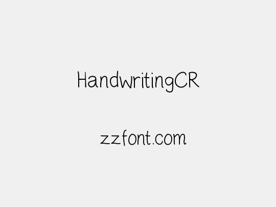 HandwritingCR