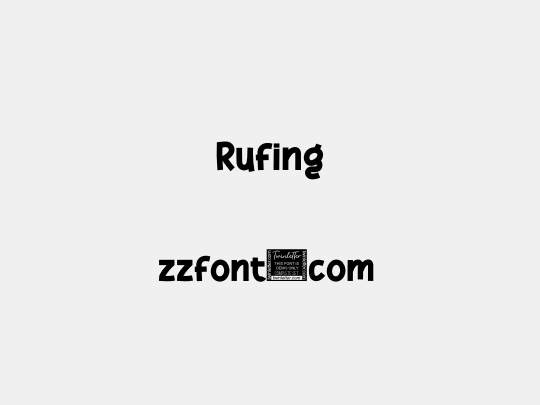 Rufing