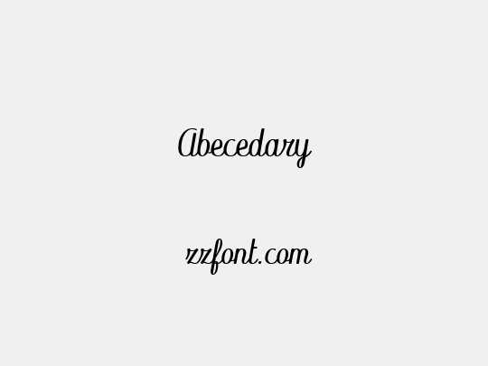 Abecedary
