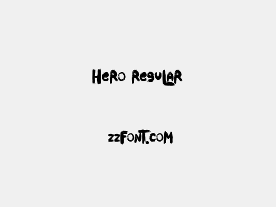 Hero Regular