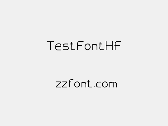 TestFontHF