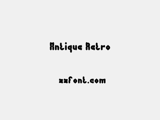 Antique Retro