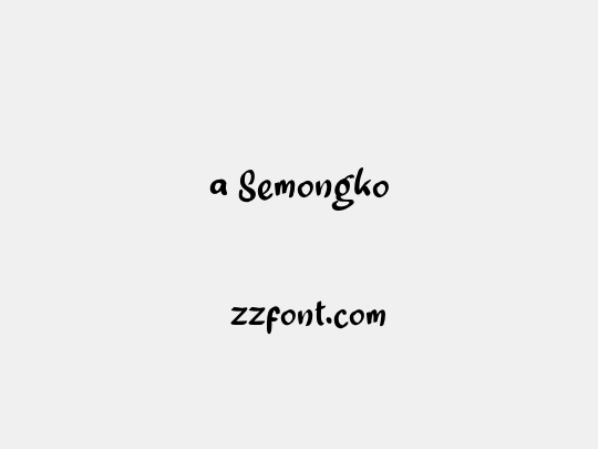a Semongko