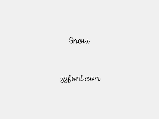 Snow