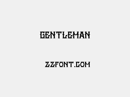 GENTLEMAN