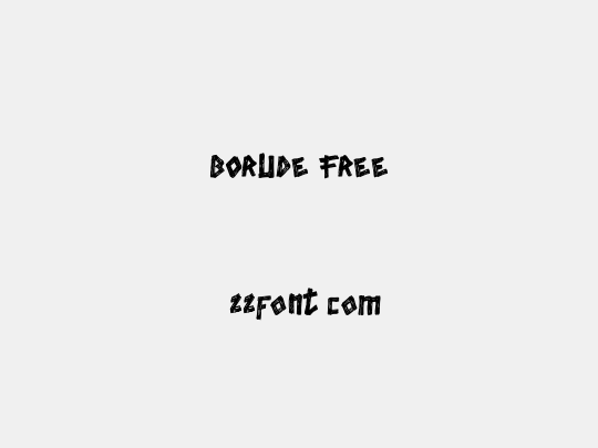 BORUDE FREE