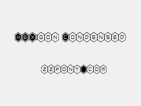 HEX:gon Condensed