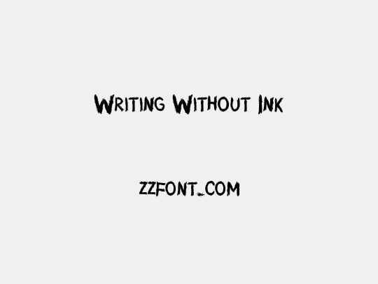 Writing Without Ink