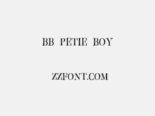 BB Petie Boy