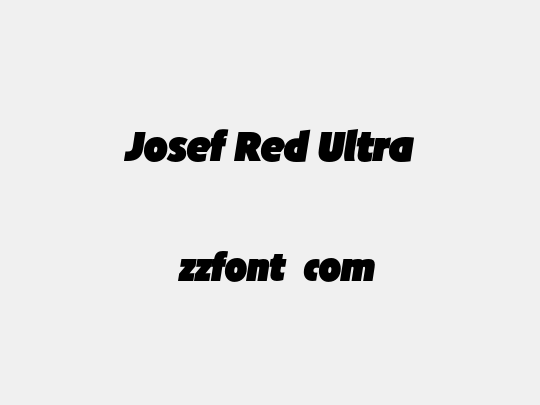 Josef Red Ultra