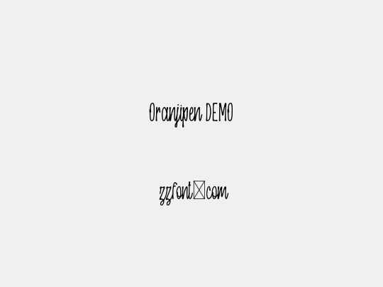 Oranjipen DEMO