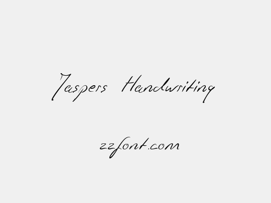 Jaspers Handwriting